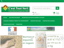 Tablet Screenshot of cest-tout-vert.com